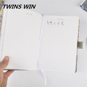 Logo personalizzato stampato su misura scuola carino cancelleria promozione <span class=keywords><strong>scrittura</strong></span> semplice copertina di carta quaderni per arabica - Product Image 2