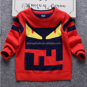 12GG nuevo diseño del cabrito de <span class=keywords><strong>punto</strong></span> de manga larga pullover sweater, niño de algodón <span class=keywords><strong>jersey</strong></span> de <span class=keywords><strong>punto</strong></span> - Product Image 2