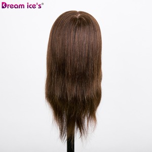 DREAM.ICE 100% Vrais Cheveux de <span class=keywords><strong>Femme</strong></span> Humaine 8-24 Pouces #613 Brun <span class=keywords><strong>Blonde</strong></span> Tête de <span class=keywords><strong>Mannequin</strong></span> pour Cheveux Tressage Formation Épaule <span class=keywords><strong>Mannequin</strong></span> - Product Image 5