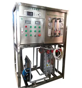 Continuous Electrodeionization, RO with EDI system, continuous demineralization for ultrapure water, chemical free