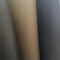 Tissu Oxford en polyester 900D imperméable, fluorescent, antistatique avec revêtement PU pour usage automobile et vestimentaire