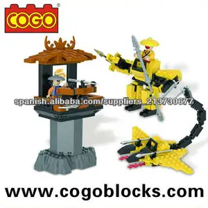 COGO ladrillos pequeños ninja serie 160PCS bloques inteligencia DIY juguetes
