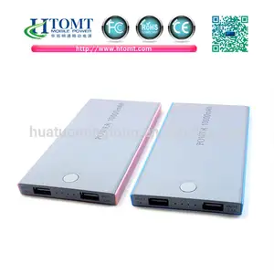 Power bank hippo 10000 mah. abs+pc+rubber revêtement cas chargeur 10000 mah. banque d'alimentation portable