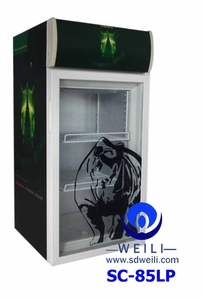 LED 85L congelador frigobar mariscos refrigerador de la exhibición - Product Image 4