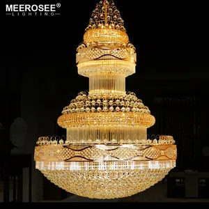 Великолепная хрустальная люстра MEEROSEE для украшения отеля, большая проектная люстра MD85209