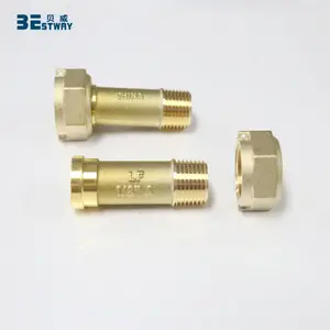 5 năm bảo hành 1/2 "x 3/4" đến 2 "x 2-1/2" NPT BSP chủ đề miễn phí chì Đồng hồ nước đồng hồ Ống phù hợp tailpieces