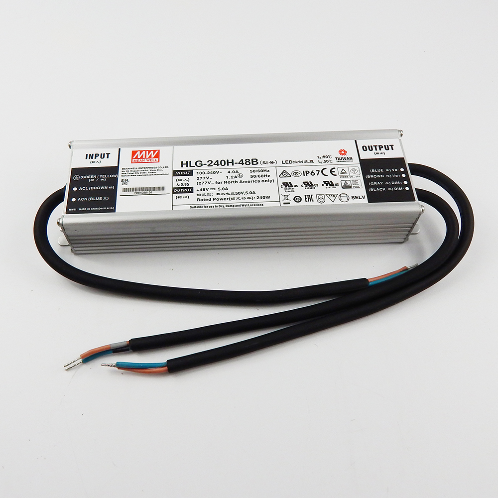 Meanwell HLG-240H-48B 240w 48v hlg-240h-48b ip65 драйвер затемнения