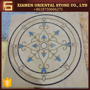 Personalizado diseño <span class=keywords><strong>flor</strong></span> pulido azulejos <span class=keywords><strong>de</strong></span> mármol chorro <span class=keywords><strong>de</strong></span> agua patrón <span class=keywords><strong>de</strong></span> suelo - Product Image 3