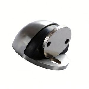 Butée de porte magnétique demi-lune en acier inoxydable au design moderne, installation facile, pour usage hôtelier - Product Image 1