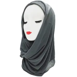Оптовая продажа, Лидер продаж, высококачественный хлопковый мусульманский модал хиджаб-шарф