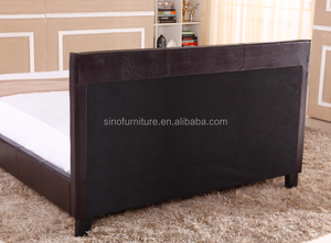 Muebles <span class=keywords><strong>de</strong></span> Dormitorio <span class=keywords><strong>de</strong></span> Estilo REINO UNIDO Negro Cuero <span class=keywords><strong>de</strong></span> LA PU Cama <span class=keywords><strong>de</strong></span> <span class=keywords><strong>Matrimonio</strong></span> King Size Queen - Product Image 5