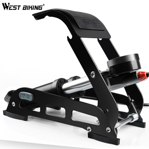 <span class=keywords><strong>Pompe</strong></span> à vélo haute pression WEST BIKING, double tube, Schrader Presta, antidérapante, pour voiture, moto, <span class=keywords><strong>VTT</strong></span>, <span class=keywords><strong>pompe</strong></span> à <span class=keywords><strong>pied</strong></span> pour le cyclisme - Product Image 2