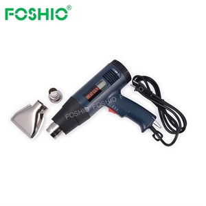 Pistola de Aire Caliente Ajustable con Enchufe <span class=keywords><strong>para</strong></span> EE. UU. y UE, Pantalla Digital de Temperatura, Pistola de Calor Portátil <span class=keywords><strong>para</strong></span> Encoger Vinilo - Product Image 3