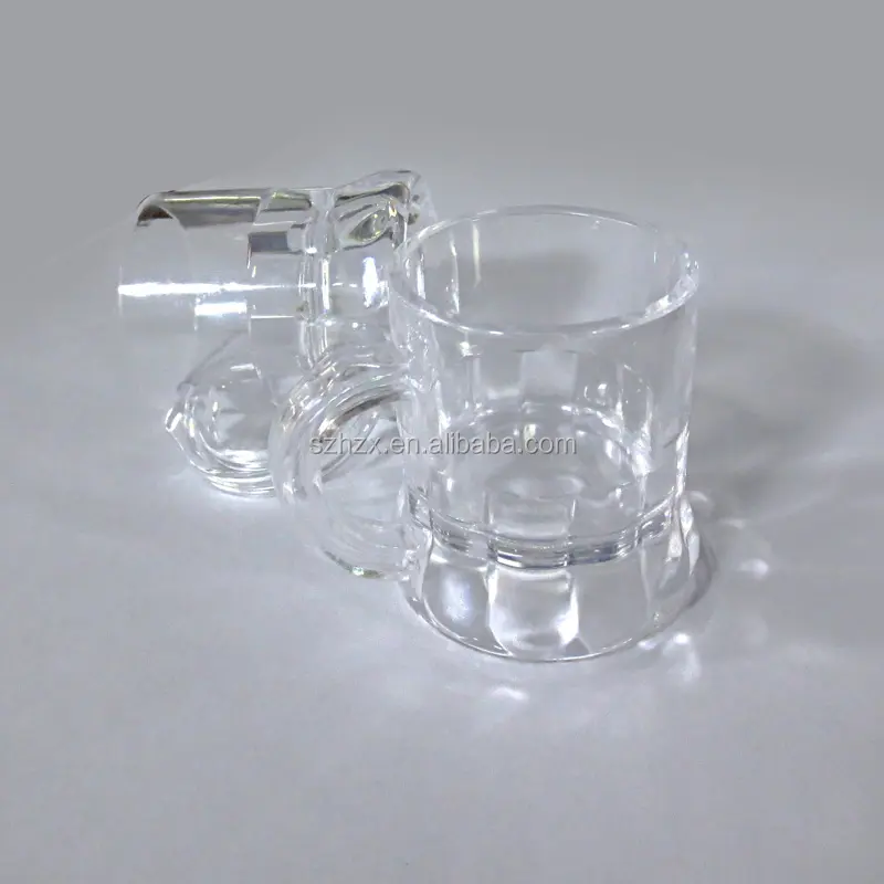 Bicchieri di vino di plastica mini boccale di birra di vetro di colpo/colpo tazza di vetro
