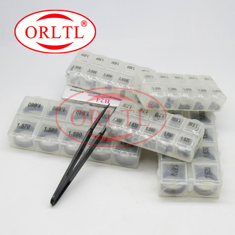 ORLTL B21 B23 B24 B27 común carril Diesel inyector de combustible ajuste arandelas cuñas Junta reparación Kits 400 unids/caja