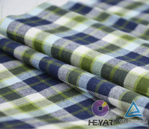 Yumuşak iplik boyalı ekose gömlek dokuma gömlek 100% pamuk toptan pazen kumaş okul üniforması tarafından iplik - Product Image 2