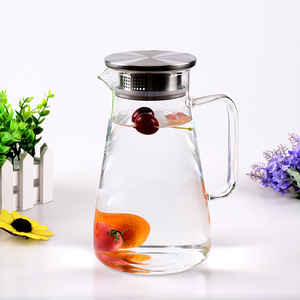 De vidrio borosilicato de alta <span class=keywords><strong>jarra</strong></span> de agua de vidrio de <span class=keywords><strong>la</strong></span> <span class=keywords><strong>jarra</strong></span> con mango 50 oz/1500 ml - Product Image 6