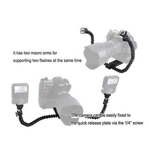 Soporte de Flash <span class=keywords><strong>Octopods</strong></span> Arm Studio Macro Twin Speedlight para Cámara - Product Image 2
