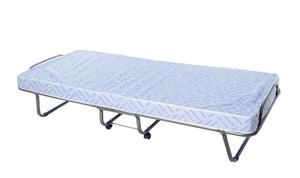 Giường Gấp Có Thể Gập Lại Gấp Giường Khách Thêm Với Bộ Nhớ 5 Inch Bộ Nhớ Đệm Khung Kim Loại Di Động Trên Bánh Xe Dễ Dàng Lưu Trữ - Product Image 2