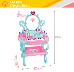 Jeux de <span class=keywords><strong>maquillage</strong></span> pour filles, coiffeuse musicale, avec lumière, 1 pièce - Product Image 5