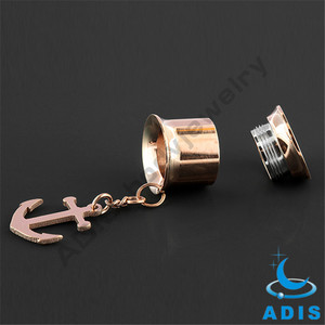 ด้ายภายในเปลวไฟคู่ห้อยผ่าตัดเหล็กเนื้ออุโมงค์ปลั๊กหู - Product Image 3