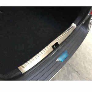 Accessori per <span class=keywords><strong>auto</strong></span> in acciaio inossidabile argento decorazione interna paraurti posteriore interno pedana protezione davanzale per TOYOTA VIOS 2017 - Product Image 1