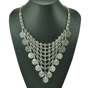 Turkish Gypsy Festival Beach Coin <strong>Necklace</strong> Custom <strong>Necklace</strong> <strong>Boho</strong> <strong>Necklace</strong> - Product Image 6