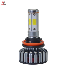 Weiyao 4000lm Cada bombilla led faro nuevo diseño V18s <span class=keywords><strong>4</strong></span> lados chip cob faro venta al <span class=keywords><strong>por</strong></span> mayor - Product Image 4