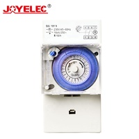 JOYELEC 24 Giờ Tự Động Điện 220V Analog Cơ Khí Hàng Tuần Thời Gian Điều Khiển Chuyển Đổi SUL181H Hẹn Giờ Chuyển Đổi Với Pin
