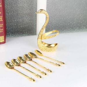 <span class=keywords><strong>Promo</strong></span> in lega di zinco cigno decorativa supporto di frutta forcella set - Product Image 2