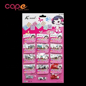 <span class=keywords><strong>Faux</strong></span> <span class=keywords><strong>ongles</strong></span> autocollants non toxiques pour enfants, motifs de dessins animés mignons - Product Image 1