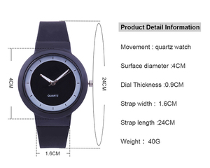 Reloj Popular de la Marca <span class=keywords><strong>KiKi</strong></span> 2019, Reloj de Silicona Tipo Gelatina para Mujer, Reloj de Pulsera de Cuarzo Simple para Mujer (KKWT82066) - Product Image 5