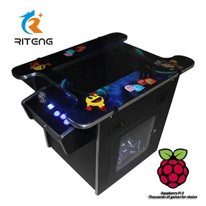 Multi 2 lado máquina Arcade 2 jugadores interior 60 en 1 mesa de cóctel Arcade juego