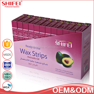 SHIFEI jetable epilation <span class=keywords><strong>avec</strong></span> l'huile d'avocat approprié pour toute la peau corps bandes de <span class=keywords><strong>cire</strong></span> pour l'<span class=keywords><strong>épilation</strong></span> de la racine - Product Image 2