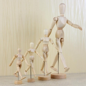 Modèle de dessin en bois de haute qualité, poupé<span class=keywords><strong>e</strong></span> à articulations mobiles en bois, artisanat non fini, poupé<span class=keywords><strong>e</strong></span> à articulations en bois - Product Image 2
