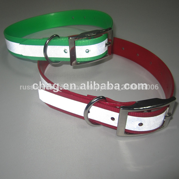 горячий продавать pet ошейник с 10мм отражающей полосой