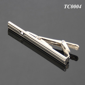 Commercio all'ingrosso Multi donna cravatta cravatta fermacravatta da Bar Business regali da uomo promozione argento bianco strass in metallo cravatta in omaggio - Product Image 5