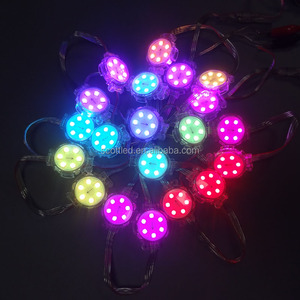 <span class=keywords><strong>Petit</strong></span> <span class=keywords><strong>pixel</strong></span> LED cabochon, lumière ponctuelle LED, programmes logiciels, pleine couleur, diamètre 40 mm, éclairage ponctuel - Product Image 6
