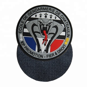 OEM Fábrica Personalizado 3d logotipo Nome Borracha Pvc Patches - Product Image 3