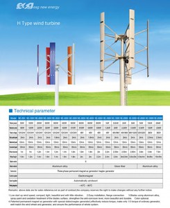 Bonita turbina tipo <span class=keywords><strong>Q</strong></span> Para farola exterior, generador de energía alternativa, 100W, 300W - Product Image 2