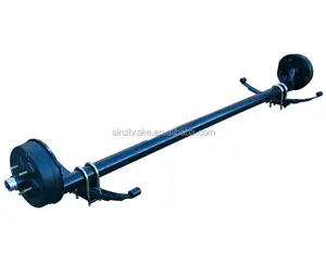 torsion shaft trailer axle suspension Horse trailer Dropped Axle electric braked Trailer accessories for rv use