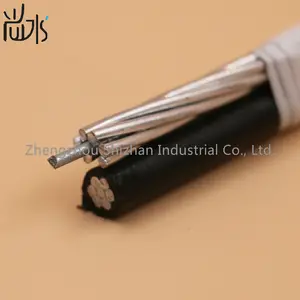 Code Shepherd 6AWG Duplex Service Drop 6/7 XLPE/PE Insulated ABC Cable ACSR And AAC Conductor Wire