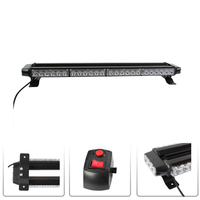 Ámbar 54 LED 27 "LED Advertencia Intermitente Coche Camión Construcción LED Techo superior Barra de luz estroboscópica de seguridad