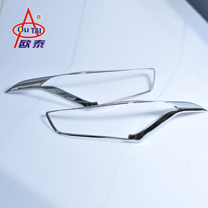 Matte Silver Car di Illuminazione Copertura Della Luce di Testa Per HYUNDAI IX25 Testa Copertura Della Lampada Della Luce Anteriore Contorno - Product Image 2