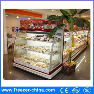 Équipement de réfrigération de supermarché refroidisseur ouvert à 4 côtés rideau d'air à plusieurs étages prix compétitif de l'armoire - Product Image 6
