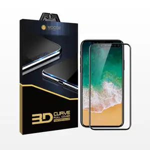 Hohe Qualität Gehärtetem Glas Bildschirm Film, besten Gehärtetem Screen Protector 3D 9H Fest Frosted Gehärtetem Glas Film Für iPhone X