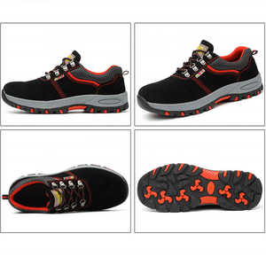 Breathable Steel Toe Anti-Smashing Anti-Piercing <strong>Mens</strong> Safety <strong>Shoes</strong> Leather Non-Slip <strong>Work</strong> Labor Protection <strong>Shoes</strong> Industrial - Product Image 6