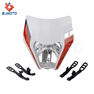 Motorsiklet kafa ışık evrensel motosiklet far far EXC XCW EXCF SX F 125 250 300 450 500 2017 2018