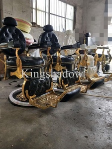 Berber dükkanı ekipmanları kuaför mobilya erkek berber koltuğu Vintage kuaför sandalyeleri hidrolik pompa ve elektrikli pompa çin - Product Image 6