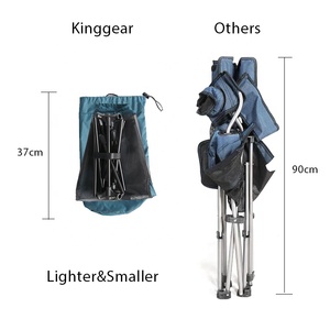 المحمولة النايلون النسيج 7075 الطيران الألومنيوم للطي القمر كرسي تخييم - Product Image 5